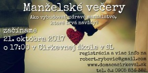 Pozvánka Manželské večery 2017 II